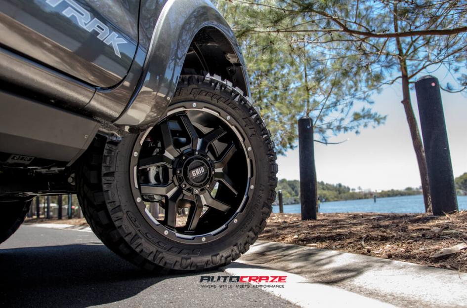 FORD RANGER GD07 MATTE BLACK MILLED